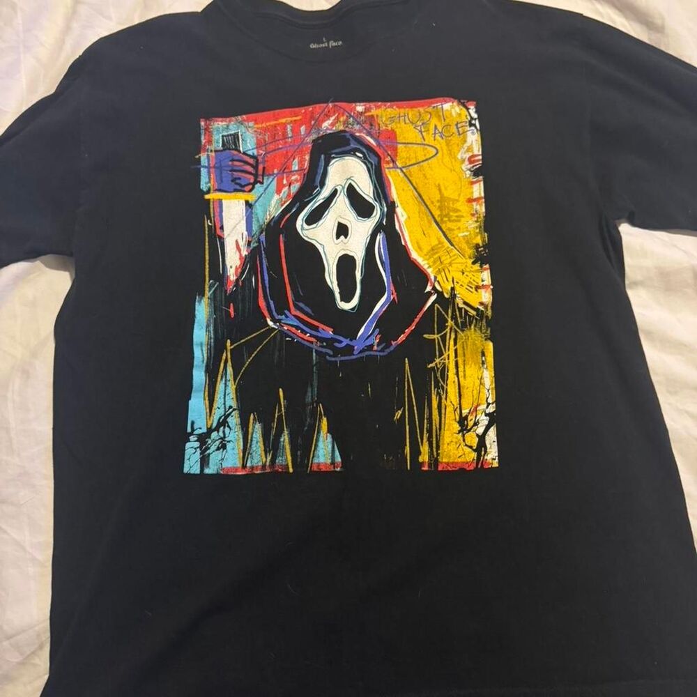 GhostFace Men's Black T-shirt Large